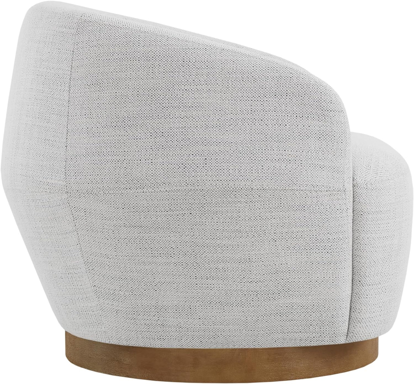 Swivel Round Barrel Modern Armchair